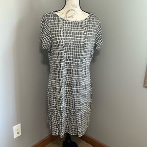 Tommy Bahama Crocodile sheath dress size large